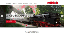 Desktop Screenshot of maerklin.de